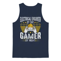 Electrical Engineer Funny Electrical Engineering Unisex Tank Top - Navy – 1