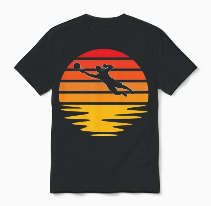 Keeper Retro Unisex T-Shirt in Black