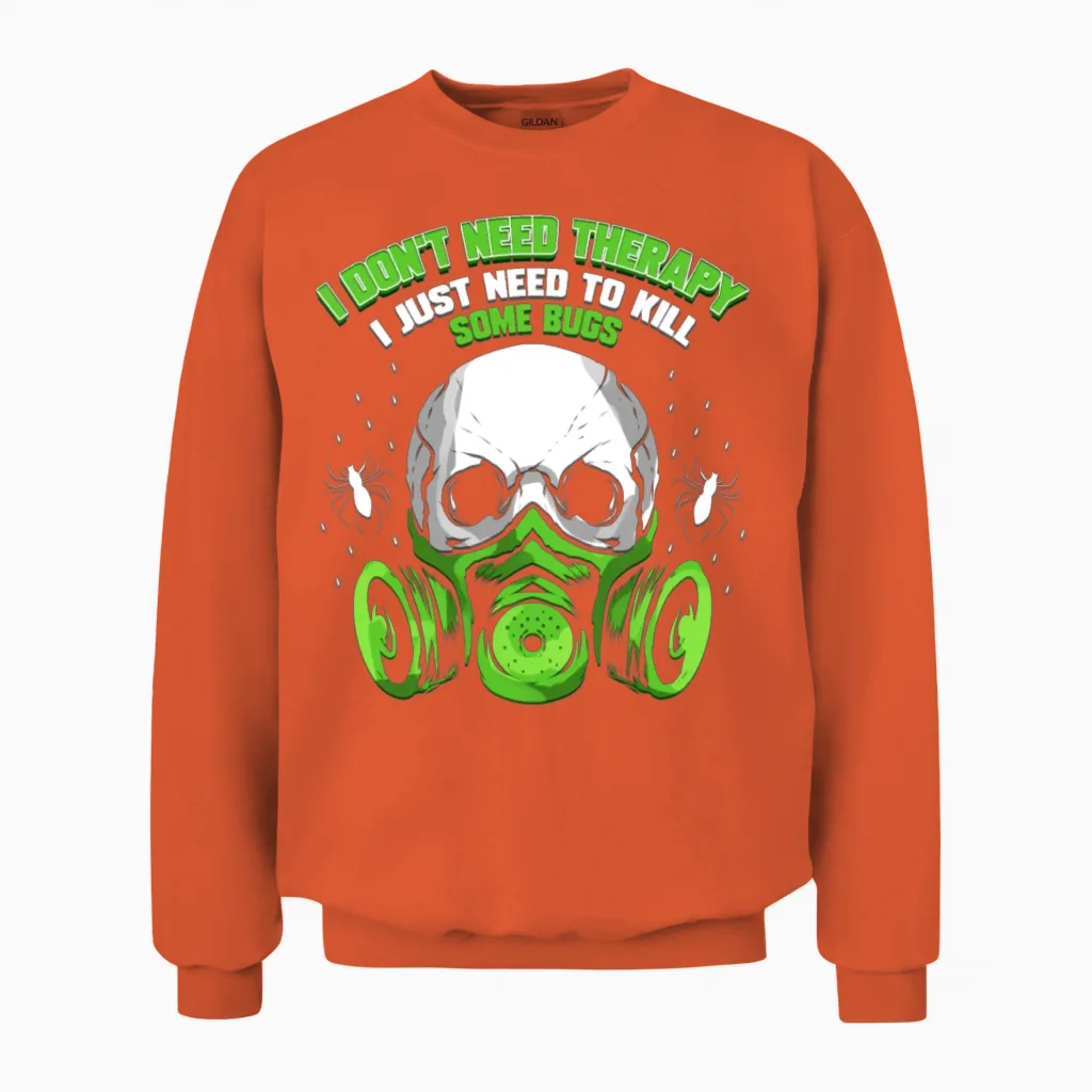 Pest Repeller Gift for Pest Repeller Unisex Sweatshirt in Orange
