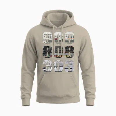 303 808 909 Music History Unisex Hoodie - Sand