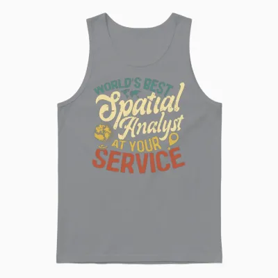 Geographic Information Systems Unisex Tank Top - Sport Grey