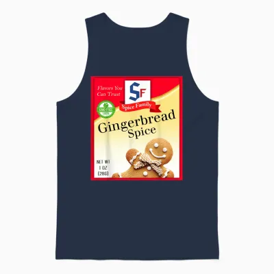 Ginger Bread Spice Group Costume Family Matching Halloween Unisex Tank Top - Navy