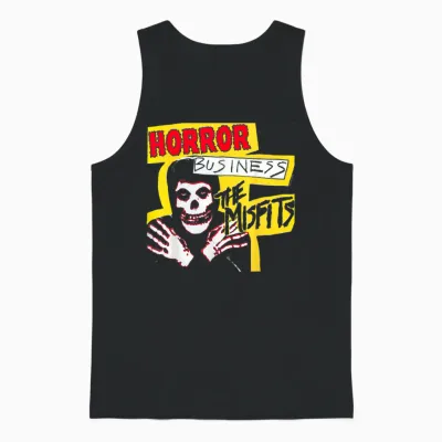 Misfits Horror Business T-Shirt, Black Unisex Tank Top - Black