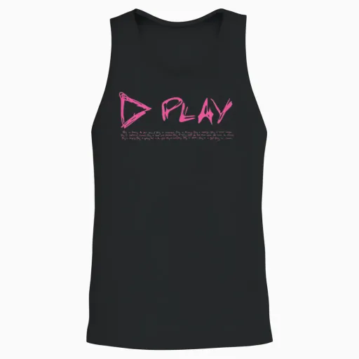 Ed Sheeran Official Amazon Exclusive Play Mantra Unisex Tank Top - Black