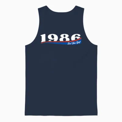 Bad Blue Boys 1986 Zagreb Ultra Kroatien Hrvatska Flagge Unisex Tank Top - Navy