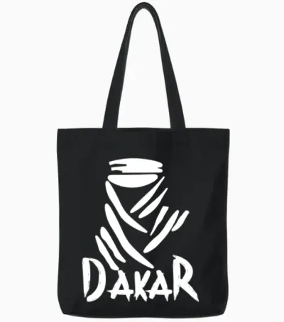Rally Dakar Tote Bags - Black