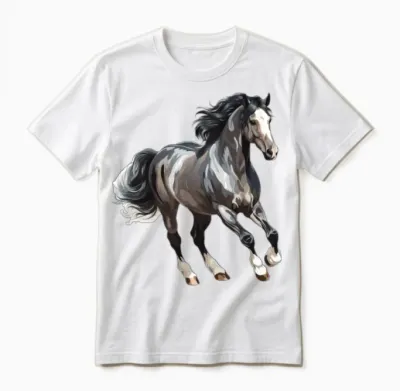 Beautiful Horse for a Horsewoman Unisex T-Shirt - White