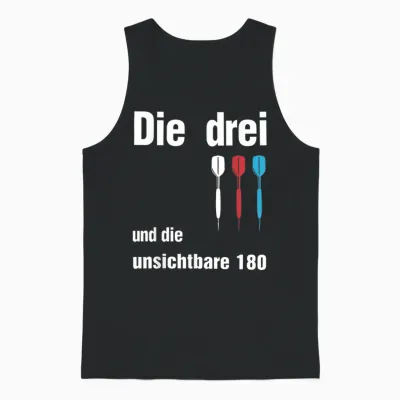 Die Drei Und Die Unsichtbare 180 Funny Gift Unisex Tank Top - Black