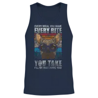 Dog Bulldog Dog Owner Master Unisex Tank Top - Navy – 2