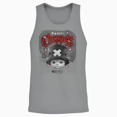 One Piece Chopper Heavy Metal Unisex Tank Top - Sport Grey