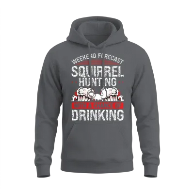 Squirrel Hunting Team Squirrel Removal Technician Unisex Hoodie - Charcoal