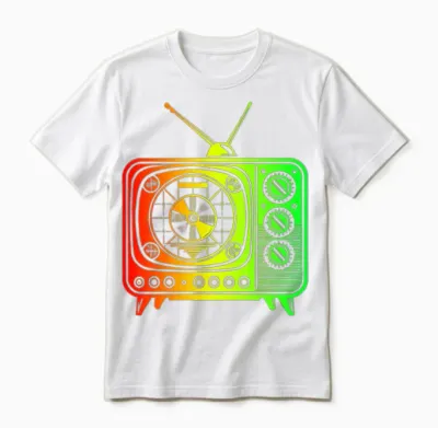 Retro Tv - Oldschool Vibes Unisex T-Shirt - White