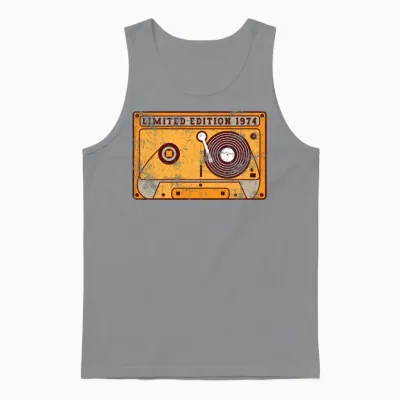 1974 Limited Edition Birthday Music Gift Unisex Tank Top - Sport Grey
