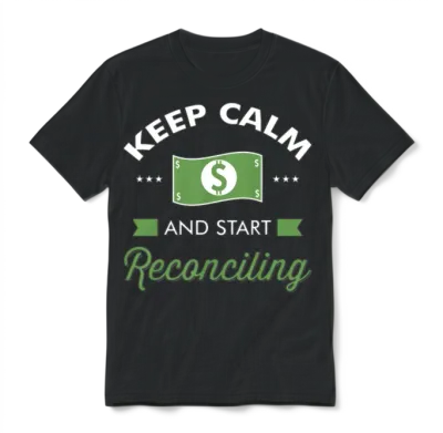 Accountant Accounting Gift Idea Funny Accountancy Unisex T-Shirt - Black