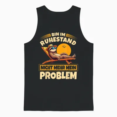Rente 2026 Nicht Mehr Mein Problem Ruhestand Rentner Unisex Tank Top - Black
