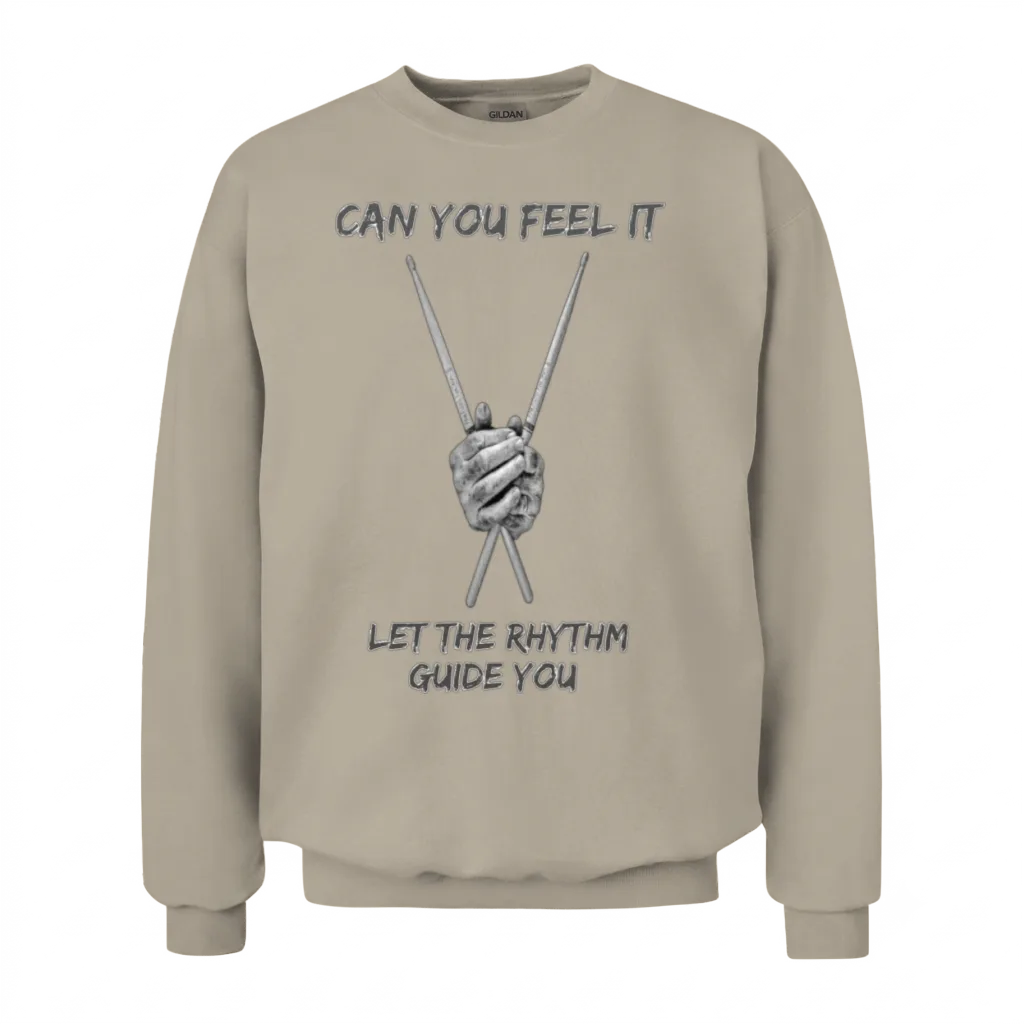 Feel the Rhythm Unisex Sweatshirt - Sand
