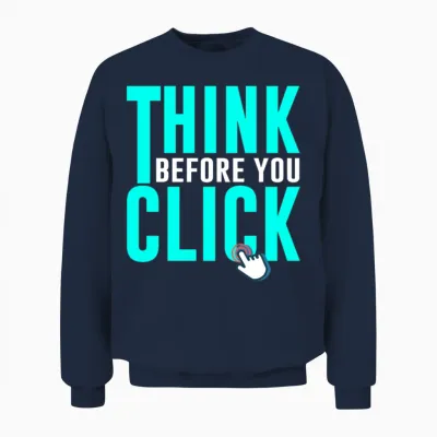 Cyber Security Hacking It Unisex Sweatshirt - Navy