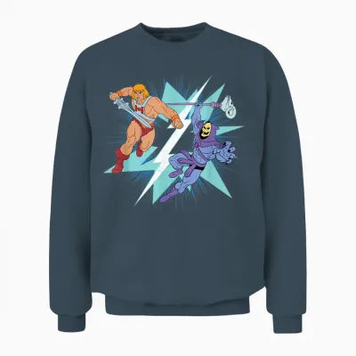 Die Meister Des Universums He-Man Gegen Skeletor Unisex Sweatshirt - Dark Heather