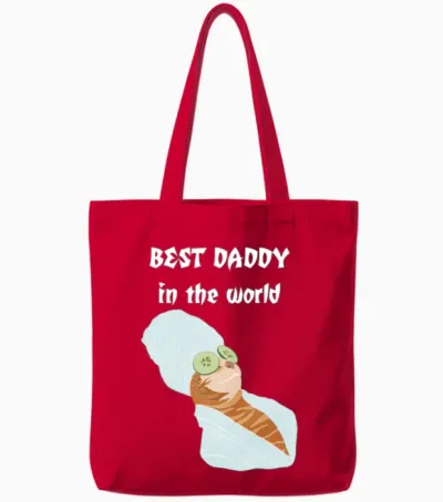 Funny Animals Tote Bags - Red