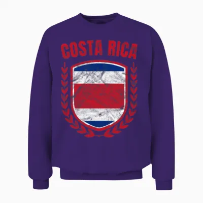 Costa Rica Unisex Sweatshirt - Purple