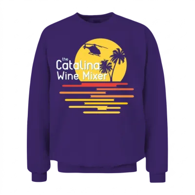 Catalina Wine Mixer Unisex Sweatshirt - Purple