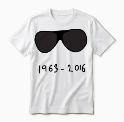 George Michael Tribute 1963 2016 Unisex T-Shirt - White