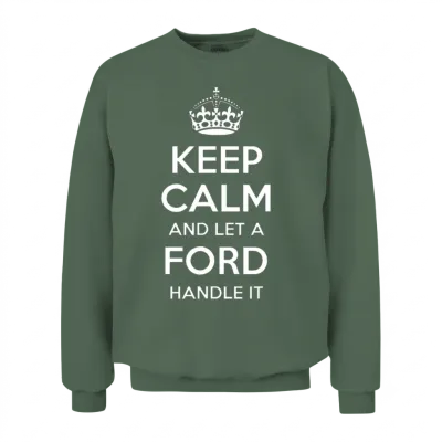 Ford Funny Surname Family Tree Birthday Reunion Gi Unisex Sweatshirt - Military Green