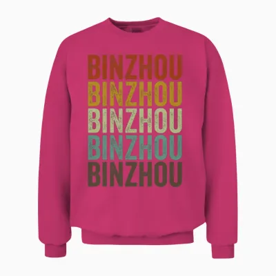 Binzhou China Retro Vintage Unisex Sweatshirt - Heliconia