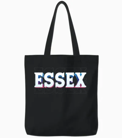 Retro - Essex Tote Bags - Black
