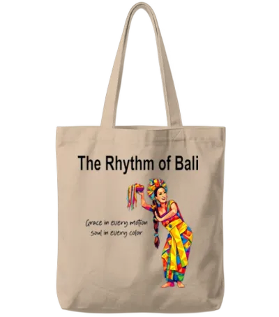 Vibrant Mosaic Dancer Carnival Attire Tote Bags - Natural