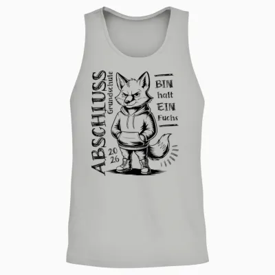 Graduation 2026 Primary School T-Shirt - Bin Halt Ein Fuchs Unisex Tank Top - Ash