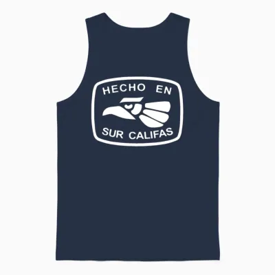 Hecho En Sur Califas So Cal Southern California Re Unisex Tank Top - Navy