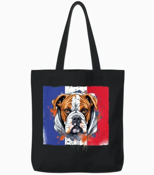 Boxer-Dog-Breed Dog-Dad Dog-Mom Boxer-Dog Tote Bags in Black