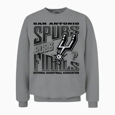 Nba San Antonio Spurs 2026 Finals Let's Go T Shirts and Tees for Men and Women Unisex Sweatshirt - Sport Grey