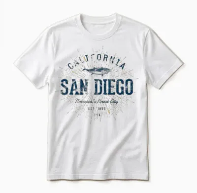 San Diego Unisex T-Shirt - White