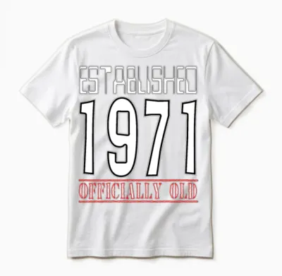 1971 Official Old White Unisex T-Shirt - White