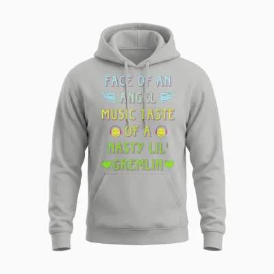 Face of an Angel Music Taste of a Nasty Unisex Hoodie - Ash