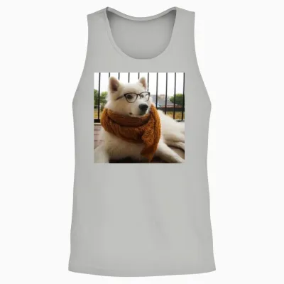 Style Dog Unisex Tank Top - Ash