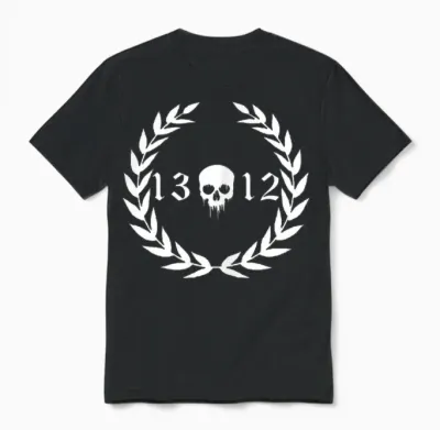 18 Tshirt 88 Hoodie 1312 Tshirt 444 Hoodie 1312 Handycover Unisex T-Shirt - Black