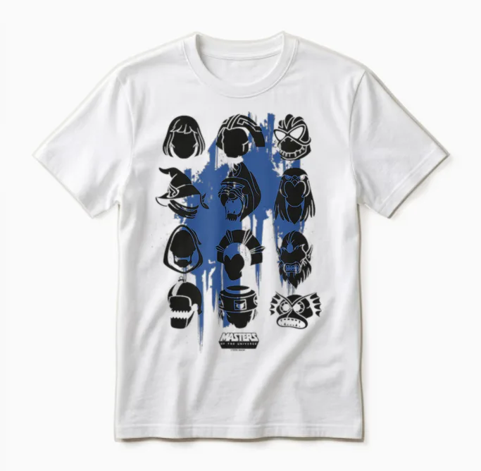 Masters of the Universe Silhouetten Unisex T-Shirt in White