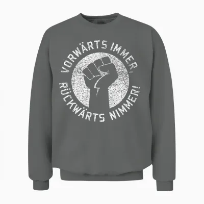 Vorwärts Immer Rückwärts Nimmer Ddr Ostalgie Ostdeutschland Unisex Sweatshirt - Graphite Heather
