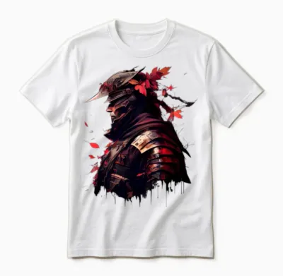 Samouraï Unisex T-Shirt - White
