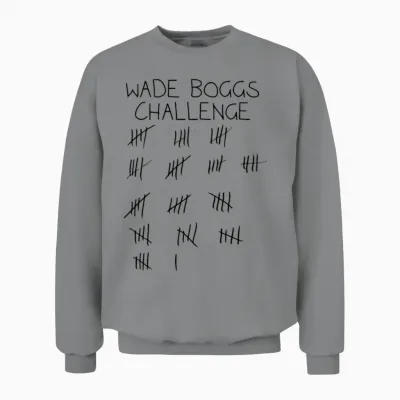 Wade Boggs Challenge Always Sunny Unisex Sweatshirt - Sport Grey