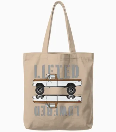 351 V8 Sequoia Brown Tote Bags - Natural