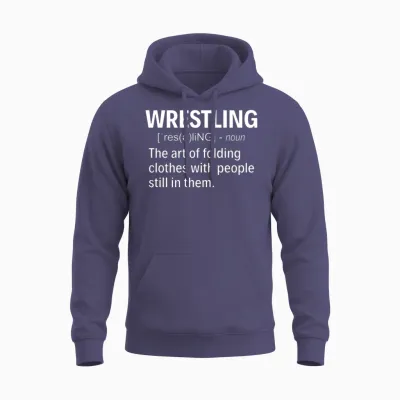 Funny Wrestling Definition Unisex Hoodie - Heather Sport Dark Navy