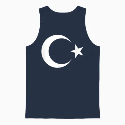 Turkey Unisex Tank Top - Navy