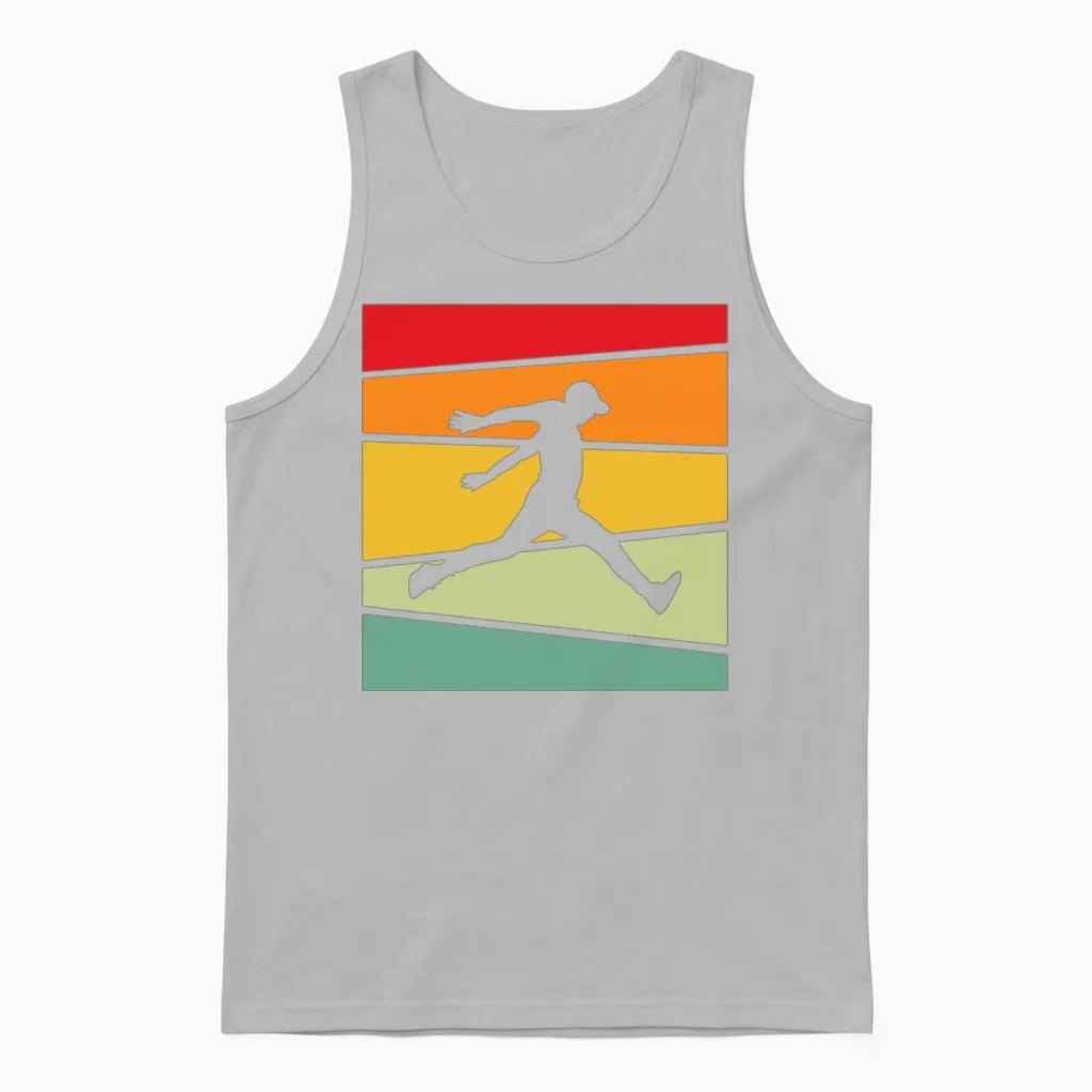 Parkour Retro Unisex Tank Top in Ash