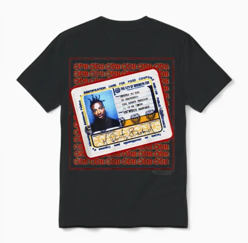Odb Ol Dirty Ba-Card Id Return 36 Chambers Brooklyn Mix Zoo Unisex T-Shirt in Black