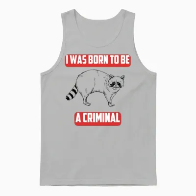 Funny Raccoon Lover Unisex Tank Top - Ash