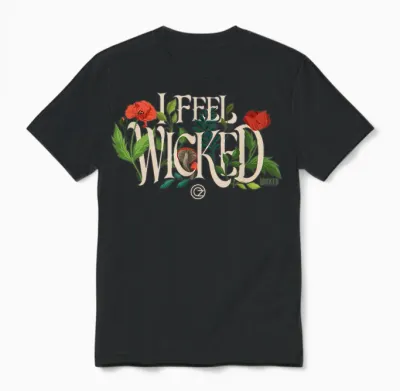 Wicked: for Good I Feel Wicked Unisex T-Shirt - Black